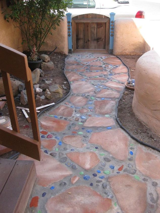 mosaic walkway