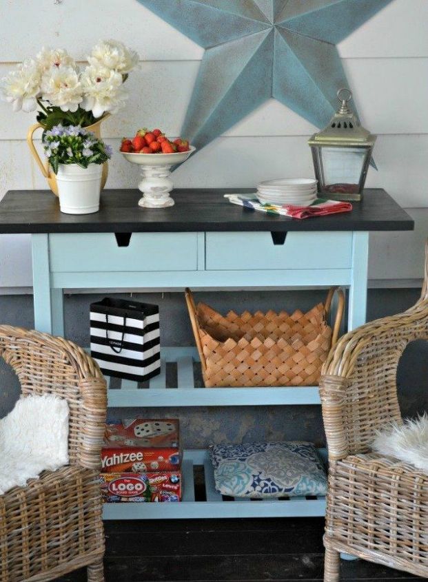 11 temporary kitchen updates that look amazing, Or add a small portable kitchen island