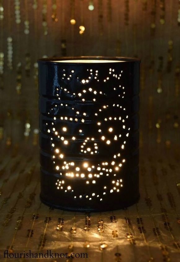 guarde suas latas para essas timas ideias de lanternas, Lumin rias do Dia dos Mortos