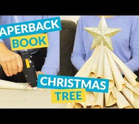 How to Make a Cute Christmas Tree From Book Pages