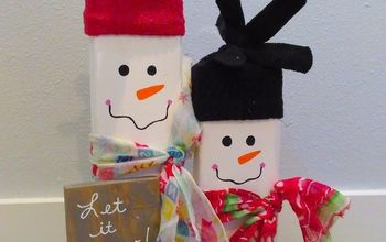  2x4 bonecos de neve para decorar a varanda