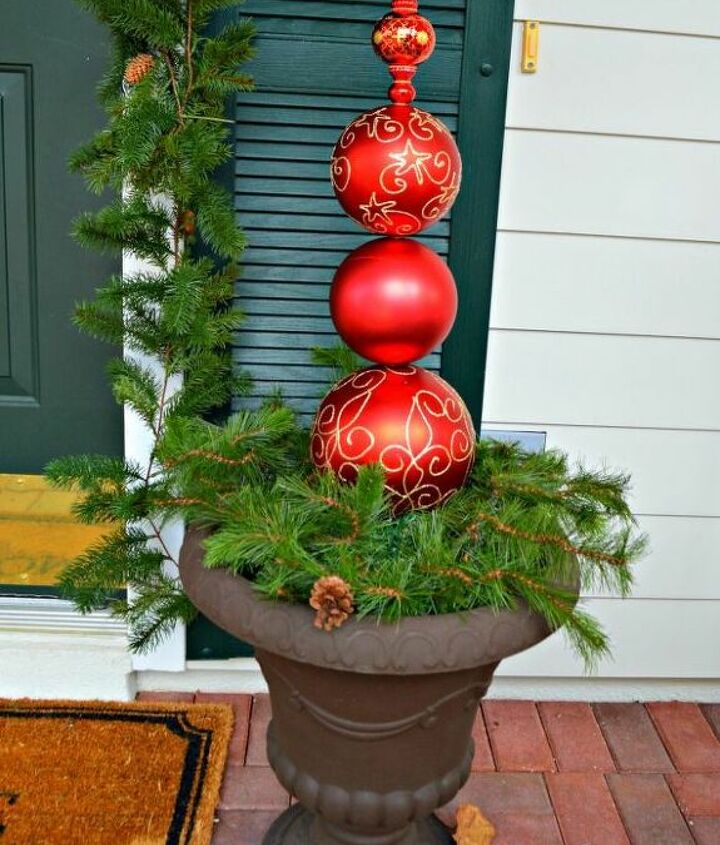 Christmas ornament topiary Christmas Ornament Topiary | Hometalk