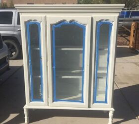 hutch top makeover one mans trash is always my treasure , painted furniture