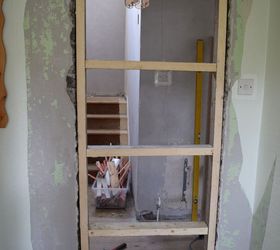how to block a doorway and turned it into a solid wall, how to