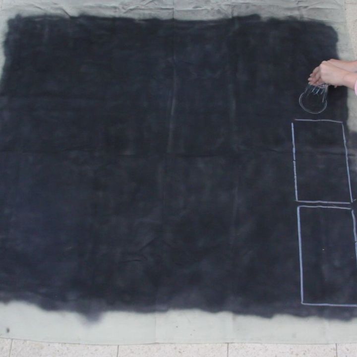 chalkboard fireplace hack, chalkboard paint, crafts, fireplaces mantels