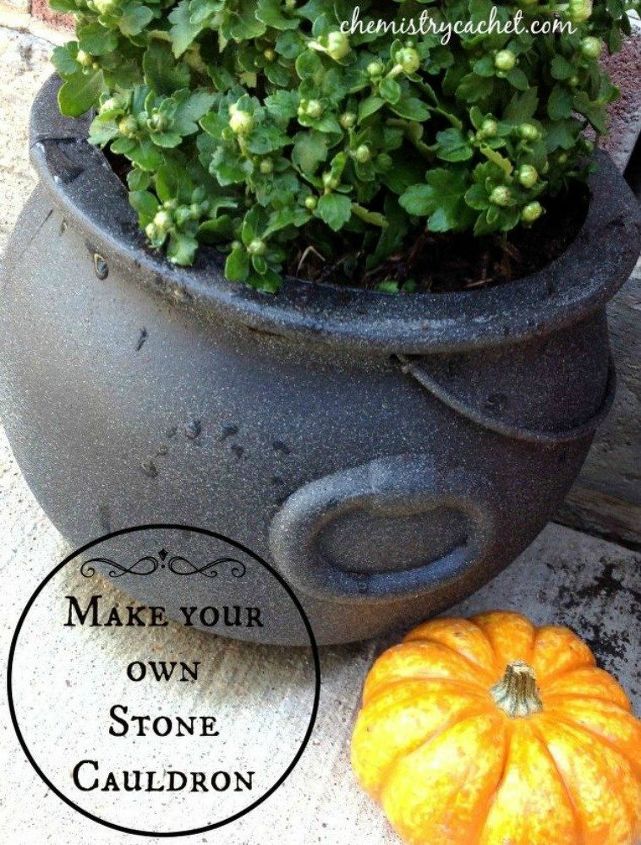 transform your cheap planters with these 15 stunning ideas, Spray paint it to look like stone