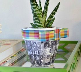 transform your cheap planters with these 15 stunning ideas, Customize it with your photos