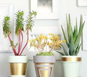 Quick and Easy $2 Transformation for Cheap Flower Pots