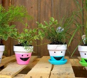 transform your cheap planters with these 15 stunning ideas, Paint it into a friendly face