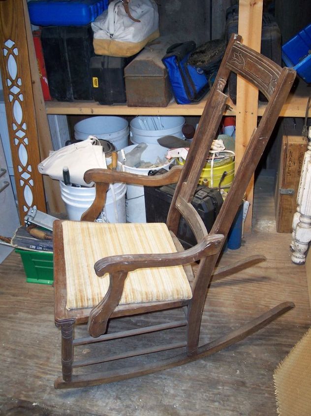 q eastlake rocking chair, painted furniture