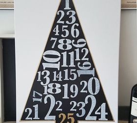 easy diy christmas tree sign, crafts