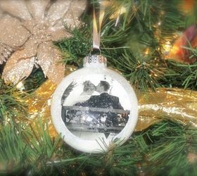 diy photo christmas ornaments, christmas decorations, seasonal holiday decor