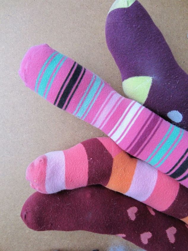 repurpose those cute little girl tights into something equally as cute, bedroom ideas
