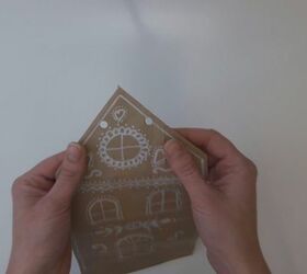gingerbread houses paper gift bag