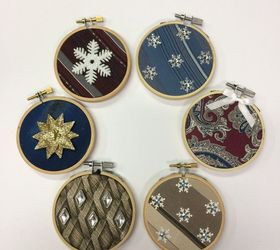 Repurpose Ugly Neckties Into Beautiful Christmas Ornaments