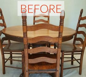 Painting kitchen table online and chairs different colors