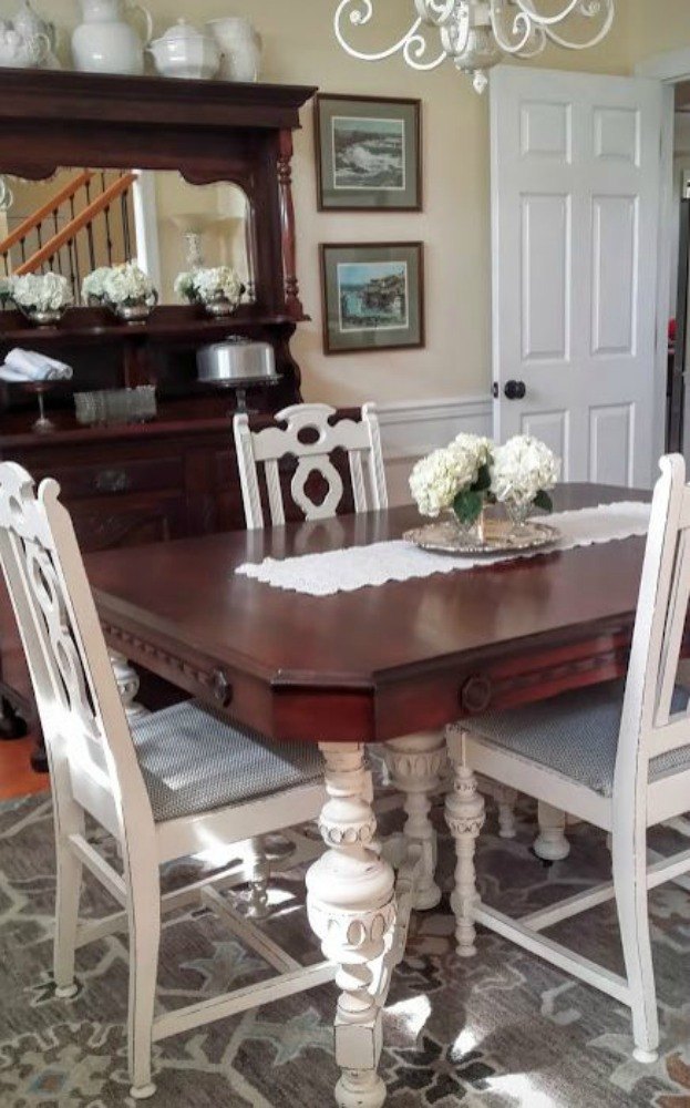dining table makeover makeovers farmhouse painted country furniture looking stop hometalk start french slideshow