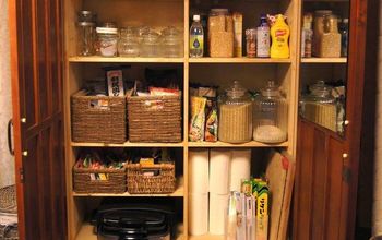 Turning A Wardrobe Into A Pantry!