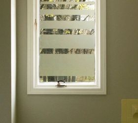 how to get privacy without curtains, Cover the glass with contact paper