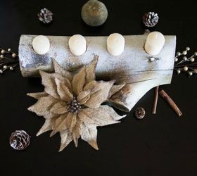 s 13 handmade christmas ideas you didn t know you were waiting for, christmas decorations, This snow covered tea light log