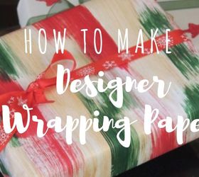 how to make designer paper for wrapping gifts, how to