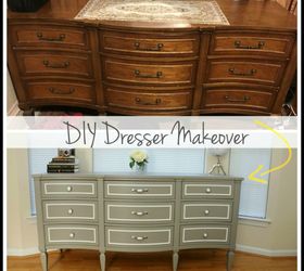 diy dresser makeover detailed rehab guide, painted furniture