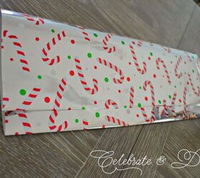 make a gift bag out of wrapping paper