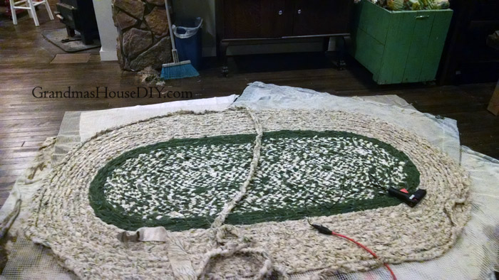 how to braid your own large rag area rug , how to, reupholster