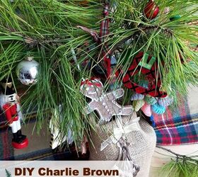 easy no cost diy charlie brown christmas tree