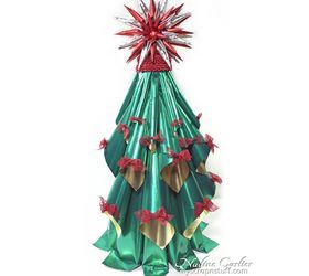 simple foil christmas tree decoration