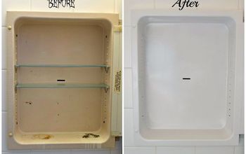 How to Paint a Rusty Medicine Cabinet
