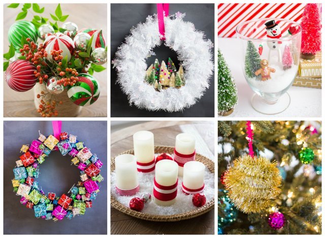 sparkling glitter ball ornaments, christmas decorations, seasonal holiday decor