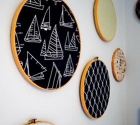 s 17 amazing nursery ideas from highly creative moms, bedroom ideas, Use embroidery hoops for easy wall decor