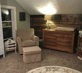 s 17 amazing nursery ideas from highly creative moms, bedroom ideas, Add rustic touches like a shiplap wall