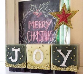 how to turn your candles to a christmas decor, christmas decorations, home decor, how to