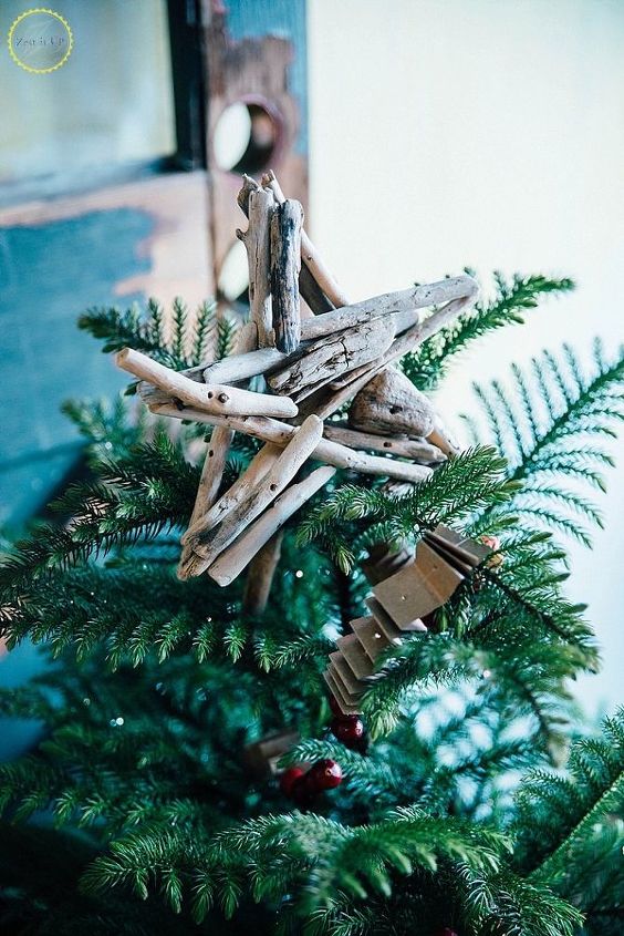 driftwood christmas star