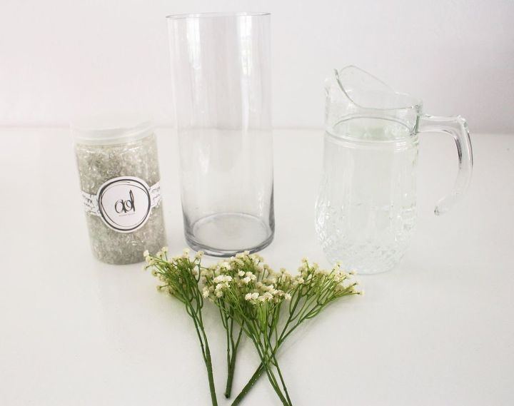 baby s breath submersible centerpiece, bedroom ideas
