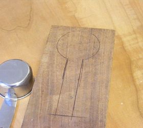 make a wooden coffee scoop, painted furniture