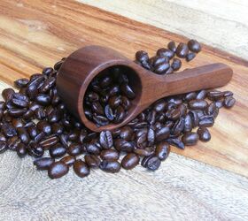 make a wooden coffee scoop, painted furniture