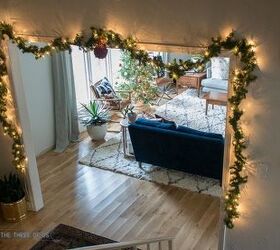 modern and simple christmas home tour, home decor