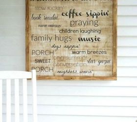 s make your neighbor s smile with these 12 inviting porch ideas, Make your entryway inspire with cute messages