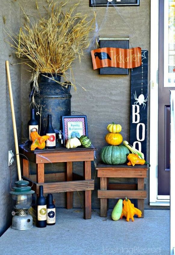 faa seus vizinhos sorrirem com essas 12 ideias de varanda, Decora o de outono para a varanda