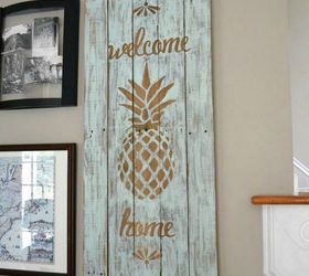 s make your neighbor s smile with these 12 inviting porch ideas, Make your front door pop with pineapple
