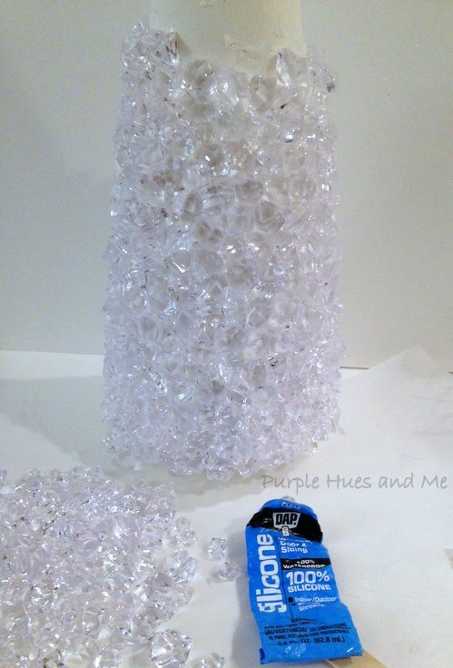 crystal ice fillers holiday tree diy
