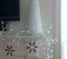 crystal ice fillers holiday tree diy