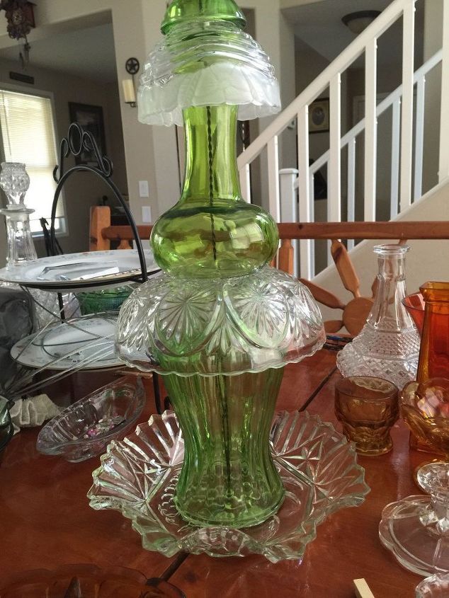 upcycled old glass to beautiful garden art, crafts