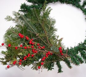 fresh evergreen wreath, crafts, gardening, wreaths