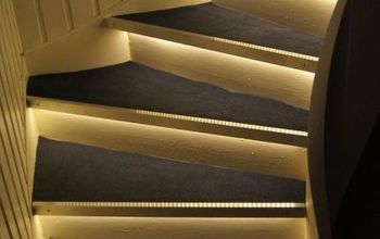  Reforma de escada com iluminação de destaque