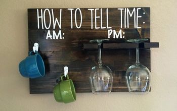 How To Tell Time - Coffee And Wine Sign Hanger
