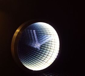 Infinity Mirror Clock From An Old Clock